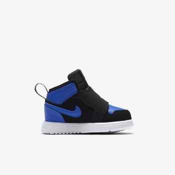 Nike Sky Jordan 1 - Jordan Sko - Sort/Hvide/Kongeblå | DK-74475